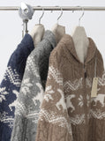 Nordic Knit Zip-up Jacket