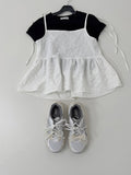 Lace & pearl ribbon shoes charm