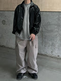 Vegan Leather Two-Way Jacket