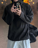 Cross high neck anorak JK