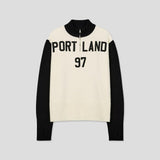 Portland 97 Color Matching Knit Zip-Up