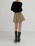 Forming double hole crop knit