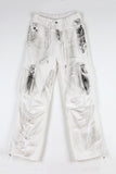 White washed cargo pants
