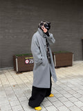 Wool Balmacan Maxi Coat