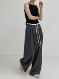Boat Neck Square Ribbed Sleeveless