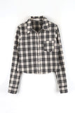 Hazel Check Crop Shirt