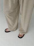 Kinder Linen Wide Banding Pants