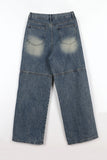 Flash Pintuck Line Denim