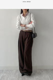 Ad Symbol V-Neck Loose-Fit Knit