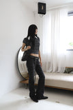 Long Eyelet Y2K Belt