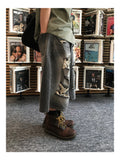 Melan Destroyed Bermuda Denim Pants