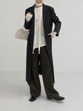 Drop 3 button loose fit long blazer