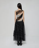 Tulle Layered Long Skirts
