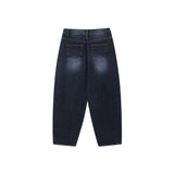 Dart Balloon Wide Washed Denim