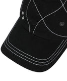 Stitch line corsage ball cap
