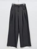 Launer Pocket Two-Tuck Wide Slacks