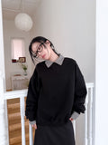CROPPED LOOSE SWEATSHIRT