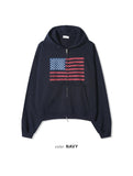 Basic Flag Hood Zip-Up