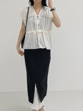 Jijel shirring flare blouse