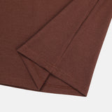 Loose waffle henley neck ringer Tee