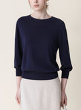 [Premium] Whole Garment Vivid Round Knit