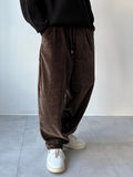Two-Tone Velvet Banding Pants