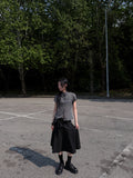 GINGHAM CHECK PUFF SHIRT