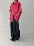 Pigment Nylon Overfit Short Sleeve Shirt