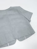Bebe Tweed Short Sleeve Jacket