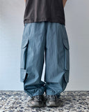 Nylon Multi Pocket Banding Pants