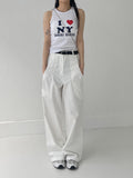 Hug Cotton Long Wide Pants