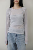 Layered ruby T-shirt
