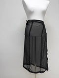 Lace Chiffon Wrap Skirt