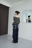 western tassle denim