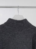 Roden half-zip-up string knit