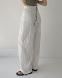 LeM Pintuck Wide Slacks