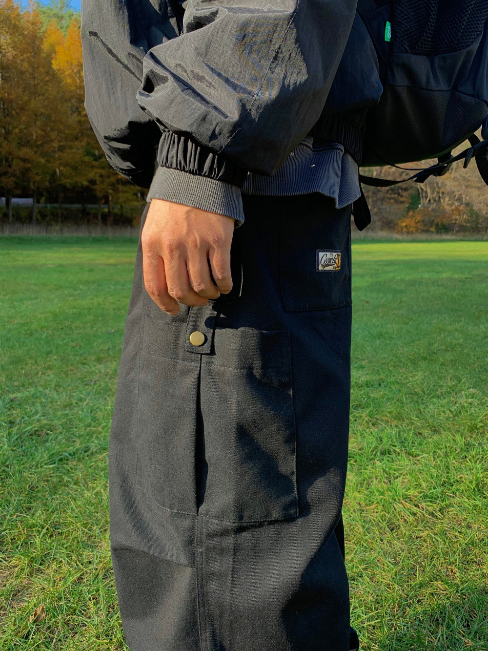 【DISCERNMENT】Patched Cotton American Casual Pants DISCERNMENT (ディーサーメント) - パッチコットンアメリカン