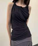 Braided Asymmetrical Sleeveless