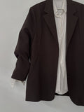 Maroon Stripe Loose-Fit Shirt