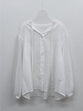 Charlie See-Through Loose Fit Blouse