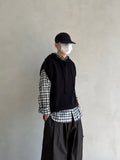 Over Hood Knit Vest