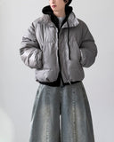 Satin Glow Crop Padding