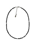 BLACK DROP BEADS NECKLACE