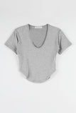 U-neck Slim T-shirt