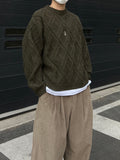 Three-Dimensional Square Wool Knit