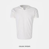 Gipu Slit Waffle Muscle Fit Short Sleeve T-shirt