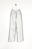 black&white stitch pants