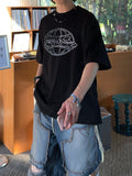 Metallic Logo Box Half Tee