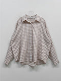 Vine Tartan Check Loose-Fit Shirt