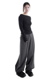 BOATNECK SHIRRING TOP